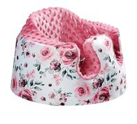 BOMOLOUR Housse de siège compatible avec siège Bumbo et Nuby, pour garçons et filles, housse de siège amovible et respirante, antidérapante, siège non inclus, fleur rouge