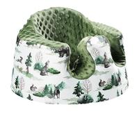 BOMOLOUR Housse de siège compatible avec siège Bumbo et Nuby, pour garçons et filles, housse de siège amovible et respirante, antidérapante, siège non inclus, vert forêt