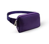 Bomvabe Everywhere Grand sac banane 2 l pour homme et femme avec sangle réglable de 140 cm, sac à bandoulière résistant à l'eau pour voyage, sport, randonnée (violet), violet, Utilitaire