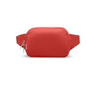 Bomvabe Sac banane de 1 L avec fermeture éclair bidirectionnelle pour femmes, filles, garçons, adolescents, mini sac banane avec sangle réglable de 134,6 cm, sac à bandoulière avec plusieurs poches