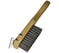 Bon 11-217 Brosse métallique à manche droit avec racloir