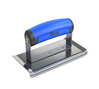 Bon 62-469 Fer à bordure en acier inoxydable avec poignée antidérapante confortable Rayon 0,63 cm Profondeur 0,95 cm 15,24 x 7,62 cm