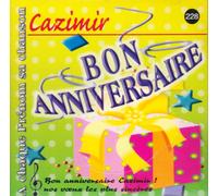 PR Cricket – A Chaque Prénom Sa Chanson - Joyeux Bon Anniversaire Cazimir