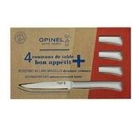 OPINEL - Coffret de 4 couteaux de table Bon Appetit+ Nuage Gris