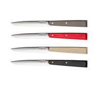 Coffret de 4 couteaux de table Esprit Loft - Bon appétit ! rouge, noir, bois nat