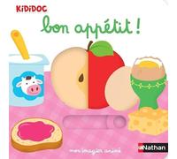 Bon appétit - mon imagier animé des aliments Kididoc - Dès 1 an