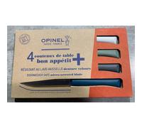 Couteau OPINEL de table x4 Tempete bleu canard ant