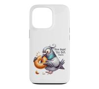 Bon Bagel, Vous y êtes en Train de Manger Un Pigeon drôle Coque pour iPhone 13 Pro