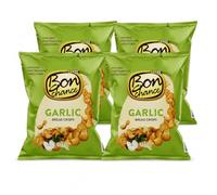 Bon Chance - Chips de pain à l’ail - Lot de 4 × 60 g | Snack à partager entre amis