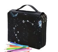 Bon Choix pour Les Cadeaux : Cette Trousse de Couleur Polyvalente est la réponse. Parfait pour Organiser et Inspirer la créativité, aimé par Les âges et compétences artistiques., Noir et Argent