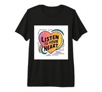 Bon cœur Disant des listes de Texte à Votre cœur T-Shirt Haut de Gamme
