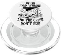 Bon Dieu Le Veut et Le ruisseau ne Monte Pas PopSockets PopGrip pour MagSafe