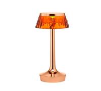 Bon Jour Unplugged Bordlampe Kobber Krop Og Rav Skærm