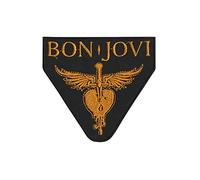Bon Jovi Gold Écusson Patch en fer brodé sur accessoire