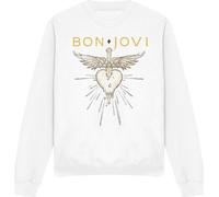 Bon Jovi - "Greatest Hits" Sweat-shirt pour homme/femme unie TV20650 (M) (Blanc)
