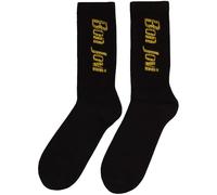 Bon Jovi Jaune Band Logo Terry Chaussettes Size One Size