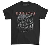 Bon Jovi More Slippery Adult T-Shirt Tee Black M