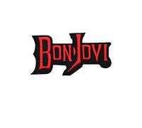 Bon Jovi Red Écusson Patch en fer brodé sur accessoire