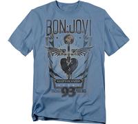 Bon Jovi - T-shirt "Keep The Faith" pour homme/femme unie TV20687 (XXL) (Bleu Caroline)
