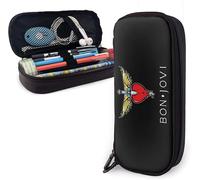 Bon Jovi Trousse À Crayons Grande Capacité Avec Compartiments Multiples Pour Garçons Et Filles