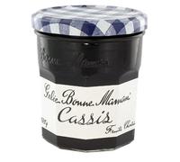 BON. MAM. Gelée de Cassis 370g, saveur intense pour un petit déjeuner gourmand et fruité- Lot De 4