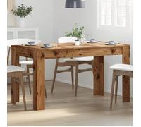 Bon marché * Table à manger - JILL'S Table cuisine - vieux bois 140x74,5x76 cm bois d'ingénierie FR8008