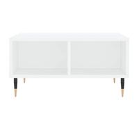 Bon marché * Table centre salon - UU - Table basse - blanc 60x60x30 cm - bois d'ingénierie FR3574