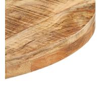 Bon marché * Table de bistro - JILL'S Table cuisine - Ronde Ø60x75 cm Bois de manguier brut FR413