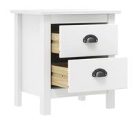 Bon marché * Tables de chevet Hill 2 pcs - SWEETY - Blanc 46x35x49,5 cm Bois pin solide FR1099