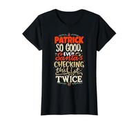 Bon Patrick Père Noël avec Inscription Humoristique T-Shirt Graphique avec Valeur