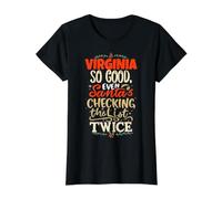 Bon Père Noël Virginia Saying Funny Virginia Name T-Shirt Graphique avec Valeur