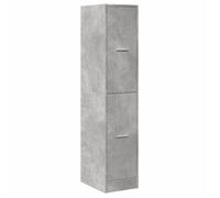""Bon plan"" Armoire d'apothicaire/Bibliothèque Étagère de Rangement - JILI HOT - gris béton 30x41x144 5cm - Bois ingénierie