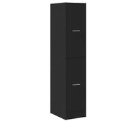 ""Bon plan"" Armoire d'apothicaire/Bibliothèque, Étagère de Rangement - JILI HOT - noir 30x41x144,5cm - Bois d'ingénierie