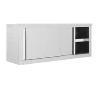 ""Bon plan"" Armoire de cuisine avec portes coulissantes 120x40x50cm Inox Thome6071233