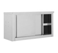 ""Bon plan"" Armoire de cuisine avec portes coulissantes 90x40x50cm Inox Thome2910575