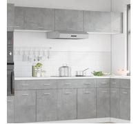 ""Bon plan"" Armoire suspendue - JILI HOT - Placard Meuble de Cuisine - Gris béton 60x31x40cm Aggloméré Thome4292343