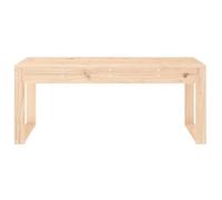 ""Bon plan"" Banc de jardin - JILI HOT - 2 sièges - 110x38x45cm - Bois massif de pin - Pour extérieur/parc Thome2900717