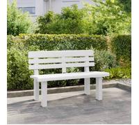 ""Bon plan"" Banc de jardin - JILI HOT - 2 sièges - blanc 110x52x71cm polypropylène - Pour extérieur/parc Thome6496165