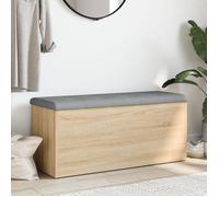 ""Bon plan"" Banc de rangement - JILI HOT - Banquette de rangement chêne sonoma 102x42x45cm - Bois d'ingénierie Thome8935866