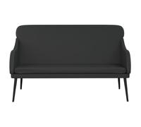""Bon plan"" Banc style Français - JILI HOT - Banquette Noir 110x76x80cm Similicuir Pour Entrée/Couloir Thome3010681