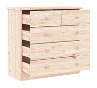 ""Bon plan"" Buffet bahut commode salon - JILI HOT - Commode ALTA 77x35x73cm - Bois massif de pin Thome1769608