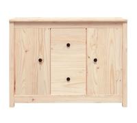 ""Bon plan"" Buffet bahut vaisselier - JILI HOT - Buffet 100x35x74cm - Bois massif de pin - commode Salon/Cuisine Thome5863221