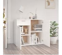 ""Bon plan"" Buffet bahut vaisselier - JILI HOT - Buffet blanc 80x36x75cm - Bois d'ingénierie - commode Salon/Cuisine Thome6584591