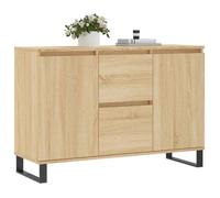 ""Bon plan"" Buffet bahut vaisselier - JILI HOT - Buffet chêne sonoma 104x35x70cm - Bois d'ingénierie - commode Salon/Cuisine