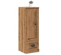 ""Bon plan"" Buffet bahut vaisselier - JILI HOT - Buffet haut chêne artisanal 36x35,5x103,5cm - Bois d'ingénierie - commode