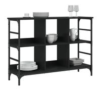 ""Bon plan"" Buffet bahut vaisselier - JILI HOT - Buffet noir 102x32x73,5cm - Bois d'ingénierie - commode Salon/Cuisine Thome2931885