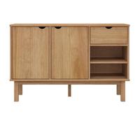 ""Bon plan"" Buffet bahut vaisselier - JILI HOT - Buffet OTTA 114x43x73,5cm - Bois massif de pin - commode Salon/Cuisine Thome6445261