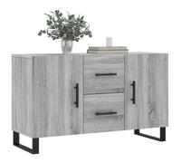 ""Bon plan"" Buffet bahut vaisselier - JILI HOT - Buffet sonoma gris 100x36x60cm - Bois d'ingénierie - commode Salon/Cuisine