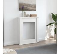""Bon plan"" Cadre de cheminée - JILI HOT - blanc 75x20x87,5cm - Bois d'ingénierie Thome8694755