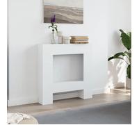 ""Bon plan"" Cadre de cheminée - JILI HOT - blanc 81x18x82cm - Bois d'ingénierie Thome5499491